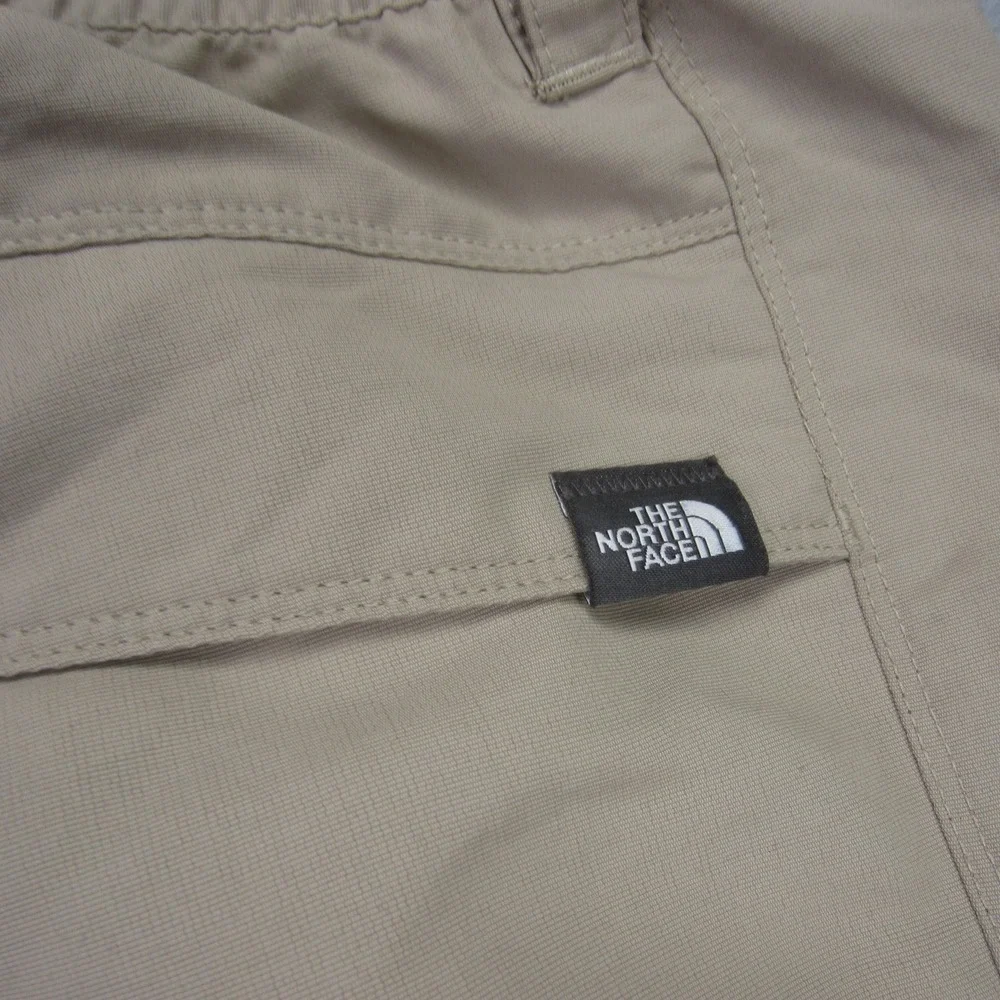The North Face Pants Mens XXL Khaki Tan Convertible Nylon Zip‎ Ankle Hiking